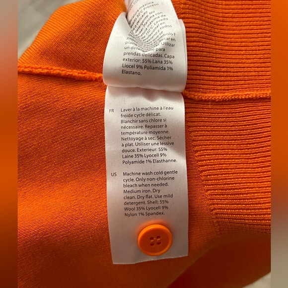 NWOT Cos orange cardigan xs - Picture 5 of 5